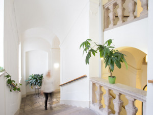 Stairway at the ÖJAB-Haus Johannesgasse.