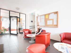 foyer of the ÖJAB-Haus Liesing.