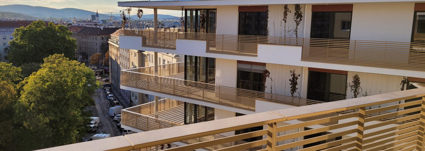 Rendering Lebenscampus Wolfganggasse. Foto: Expressiv GmbH Wickenburggasse 4/3, 1080 Vienna, Austria.