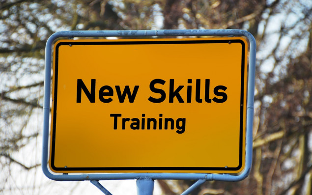 Verkehrsschild: New Skills Training