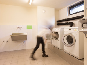 Laundry room of the ÖJAB-Haus Bad Gleichenberg.