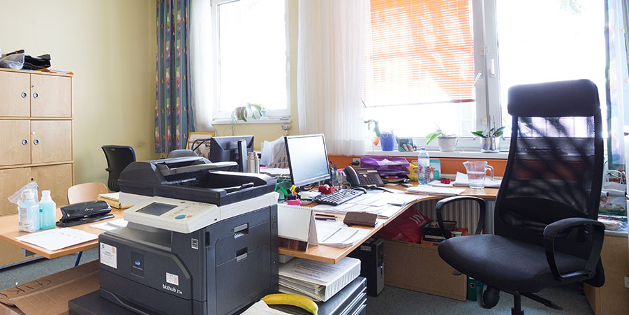 Büro der ÖJAB-Hauskrankenpflege im ÖJAB-Haus Neumargareten.