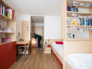 Zweibettzimmer im ÖJAB-Haus Salzburg in Wien.