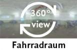 360-Grad-Aufnahme: Fahrradraum