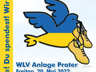 Plakat 21. Österreichischer Friedenslauf im Augarten am 27. April 2019, Seite 1.