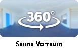 360-Grad-Aufnahme: Sauna Vorraum