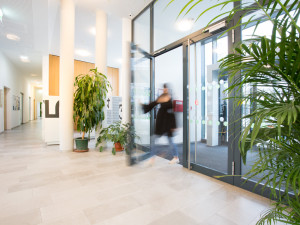 Foyer of the ÖJAB-Greenhouse.