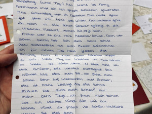 Handgeschriebener Brief