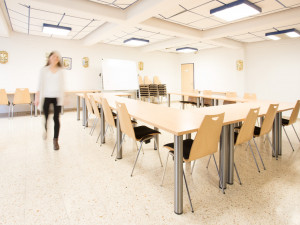 Lecture room of the ÖJAB-Haus Salzburg in Vienna.