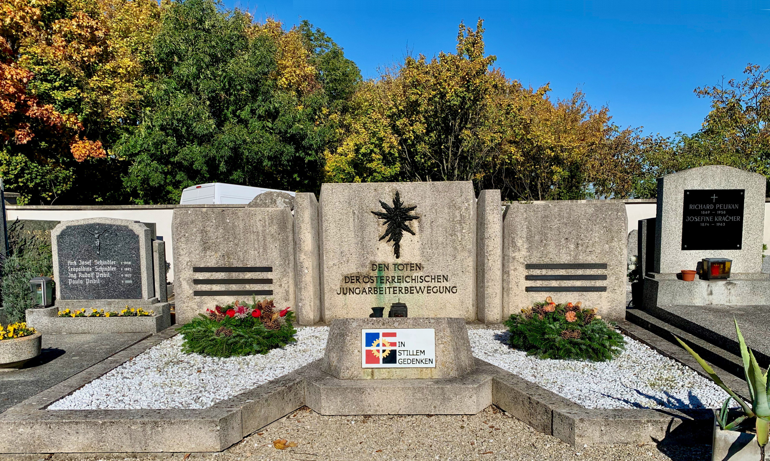 Grab für ÖJAB-Mitglieder in Gießhübel