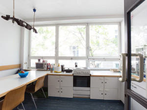 Communal kitchen of the ÖJAB-Haus Peter Jordan.