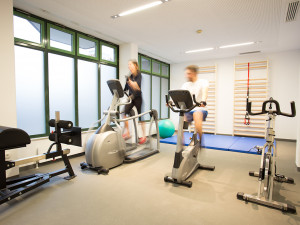 Fitness room of the ÖJAB-Haus Steiermark.