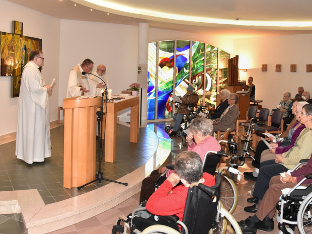 Gottesdienst im ÖJAB-Haus St. Franziskus.