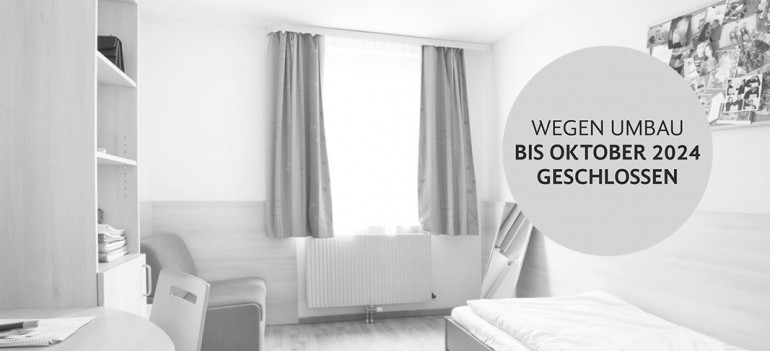 Einbettzimmer im ÖJAB-Haus Dr. Rudolf Kirchschläger.