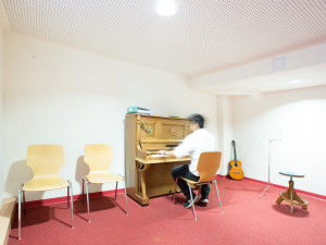 Music practice room of the ÖJAB-Haus Liesing.