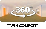 360-Grad-Aufnahme: Twin Comfort