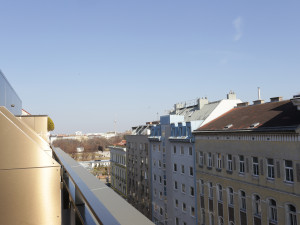 Blick vom 8. Stock des ÖJAB-Hauses.