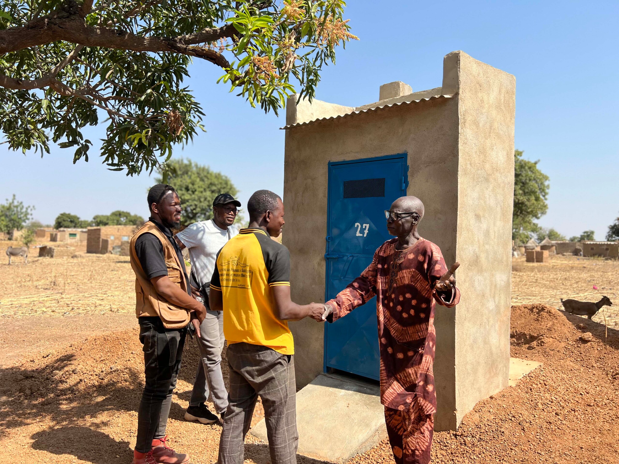 Eine Latrine eines der Sanitärprojekte der ÖJAB-EZA.