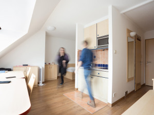 Zweibettzimmer im ÖJAB-Haus Salzburg in Wien.