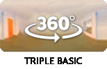 360-Grad-Aufnahme Triple Basic