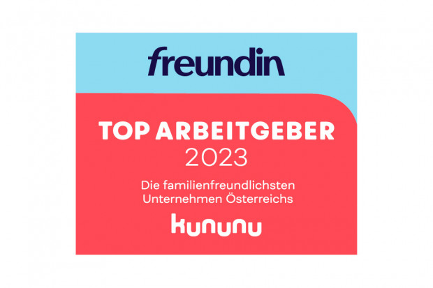 TOP Arbeitgeber 2023: Die familienfreundlichsten Unternehmen Österreichs (kununu-Siegel)