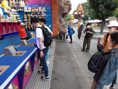 Japanischen Gäste im Wiener Prater