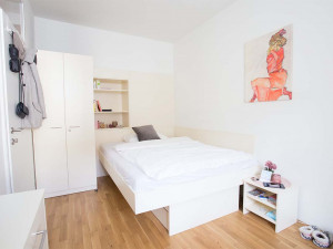 Einbettzimmer im ÖJAB-Haus Johannesgasse.