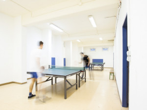 Table tennis room of the ÖJAB-Haus Mödling.