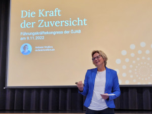 Melanie Wolfers präsentiert "Die Kraft der Zuversicht"