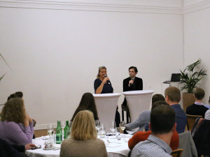 Monika Schüssler und Astrit Alihajdaraj treten auf