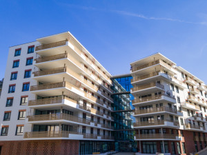 Eingang des neuen Pflegewohnhauses.