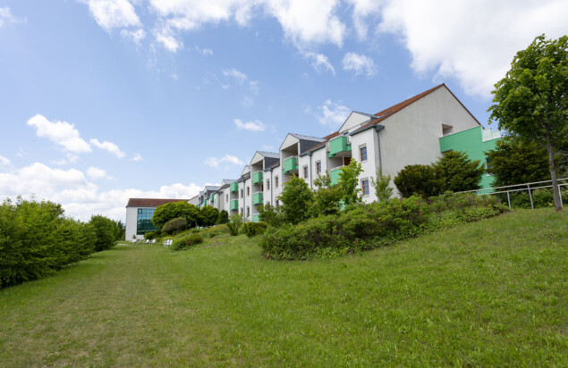 Outdoor view of the ÖJAB Waldpension.