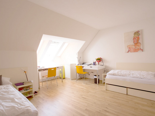 Zweibettzimmer im ÖJAB-Haus Johannesgasse.