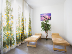 Meditation room of the ÖJAB-Haus Donaufeld.