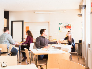 Frühstücksraum des ÖJAB-Hauses Meidling.