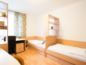 Zweibettzimmer im ÖJAB-Haus Steiermark.