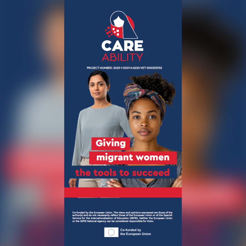 Deckblatt der Broschüre über das Projekt "Care Ability".