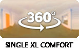 360-Grad-Aufnahme Single XL Comfort