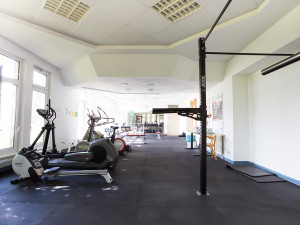 Fitness room of the ÖJAB-Haus Donaufeld.