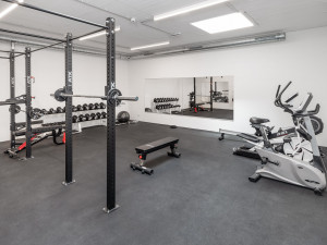 Fitness room at the ÖJAB-Haus Niederösterreich 1. Foto: myNext.