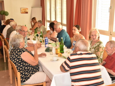 Eindrücke von der gemeinsamen Geburtstagsfeier.