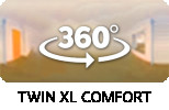 360-Grad-Aufnahme Twin XL Comfort