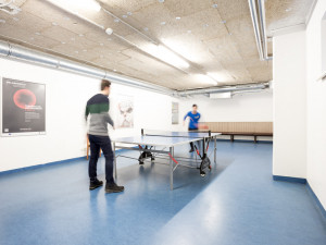 Table tennis at the ÖJAB-Europahaus Dr. Bruno Buchwieser.