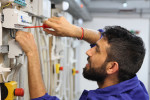 Foto 6:  Den Lehrabschluss am BPI der ÖJAB nachholen macht Spaß, hier der Berufsbereich Elektrotechnik.