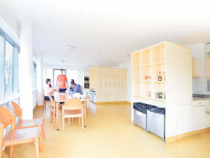 Communal kitchens at the ÖJAB-Europahaus Dr. Bruno Buchwieser.