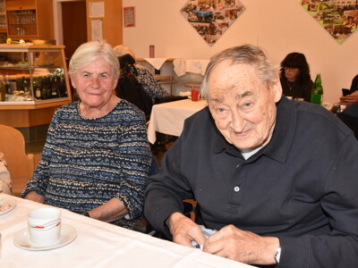 Karl Konrad (95) mit Gattin