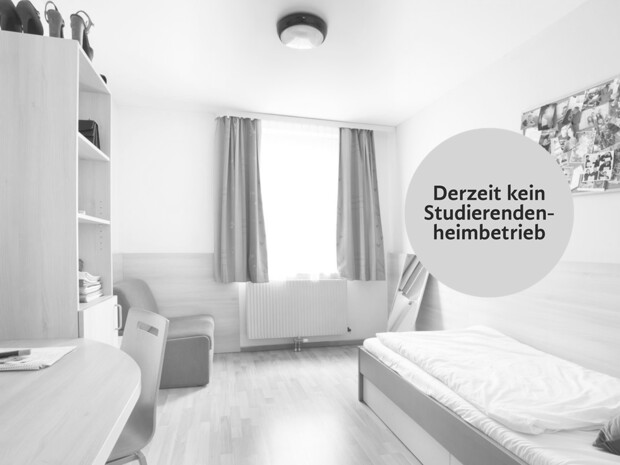 Einbettzimmer im ÖJAB-Haus Dr. Rudolf Kirchschläger.