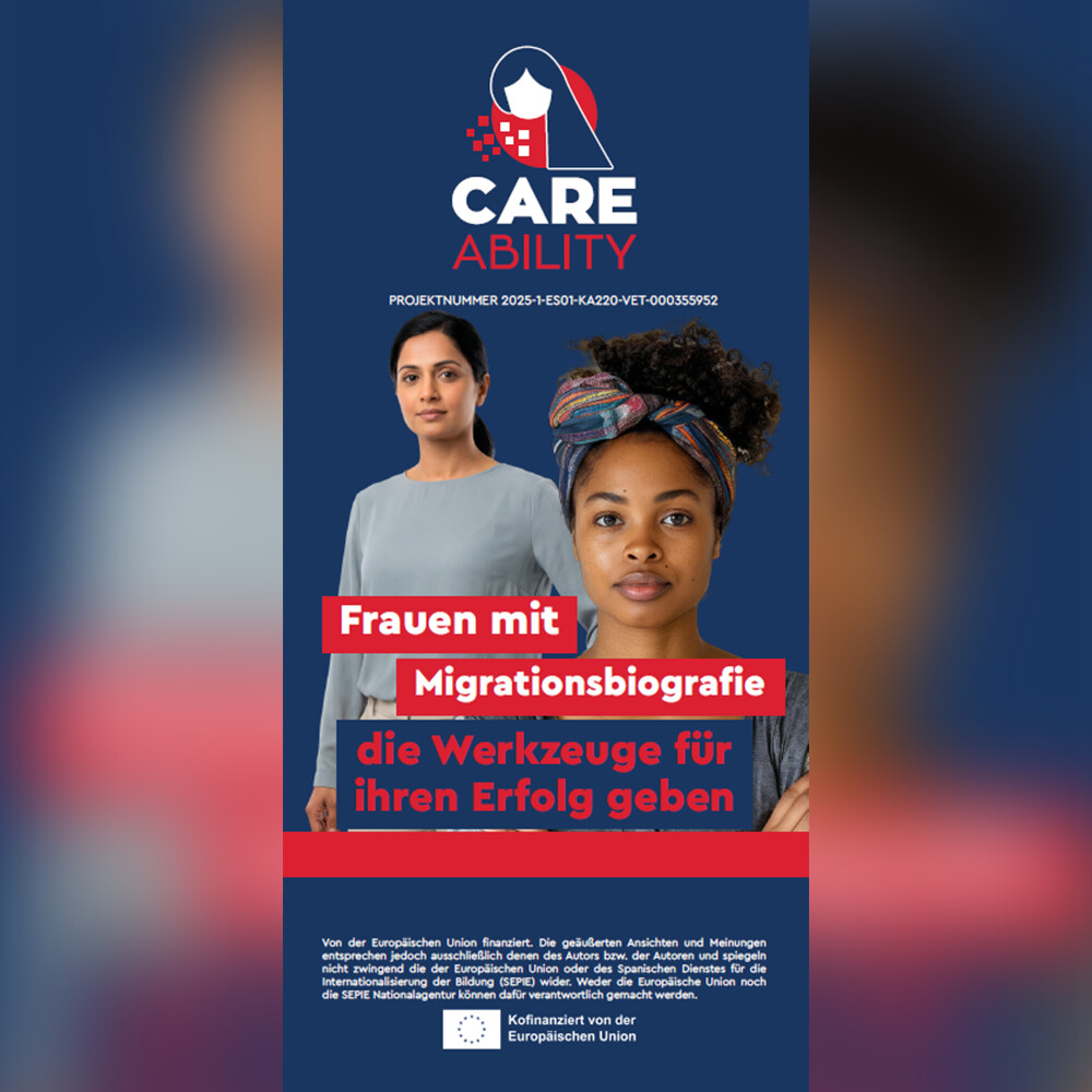 Deckblatt der Broschüre über das Projekt "Care Ability".