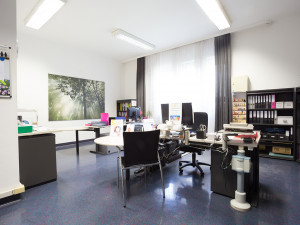 Büro der Heimleitung des ÖJAB-Hauses Donaufeld.