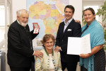 Von links: Eduard Schüssler, Gattin Mag. Romana Schüssler, Sohn Prof.h.c. MMag. Thomas Schüssler, Tochter und ÖJAB-Geschäftsführerin Dr. Monika Schüssler. 